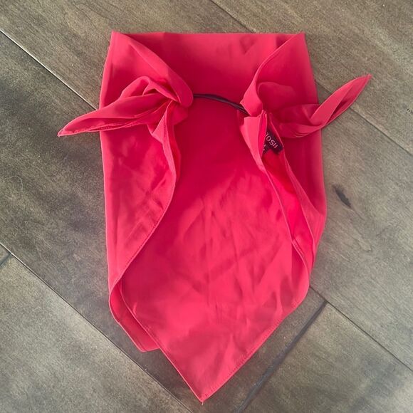 Namjosh X Free People Red Hair Scarf Hair Tie - Picture 2 of 4